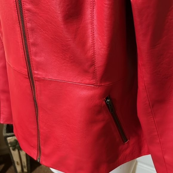 Colleen Lopes Faux Leather Jacket. NWT XL - Picture 4 of 12